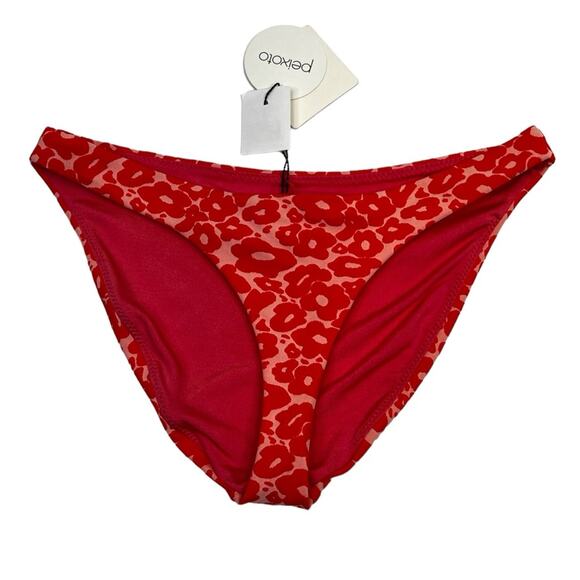 Peixoto Bella bikini bottoms dancing daisy red - Small - Picture 2 of 10